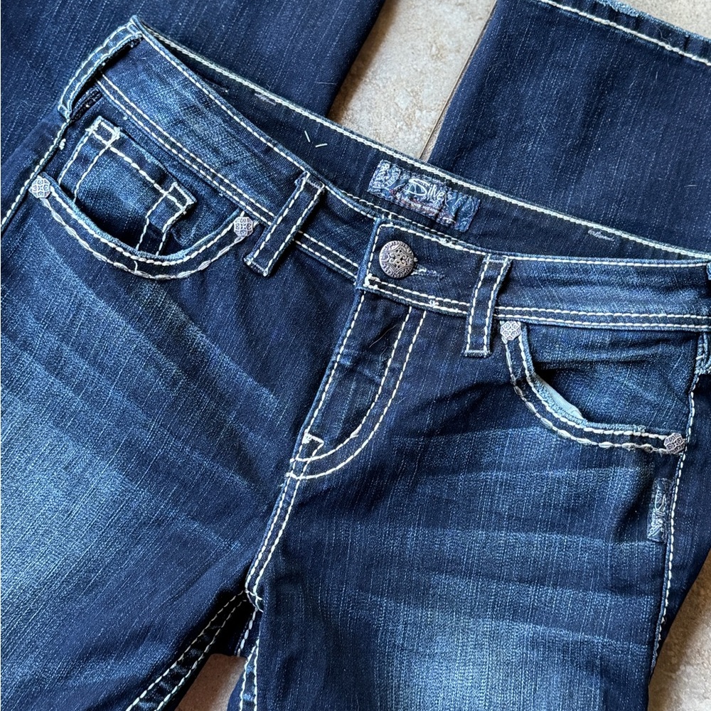 Silver Jeans Dark Blue Boot Cut Denim